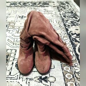 Suede knee high boots 8.5